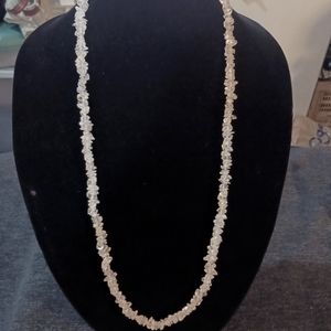 Vintage Quartz Chips Necklace